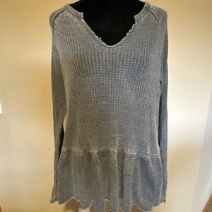 Long Sleeve Waffle Shirt